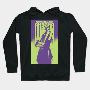 Rosario Dawson in Ahsoka graphic design illustration ironpalette Hoodie